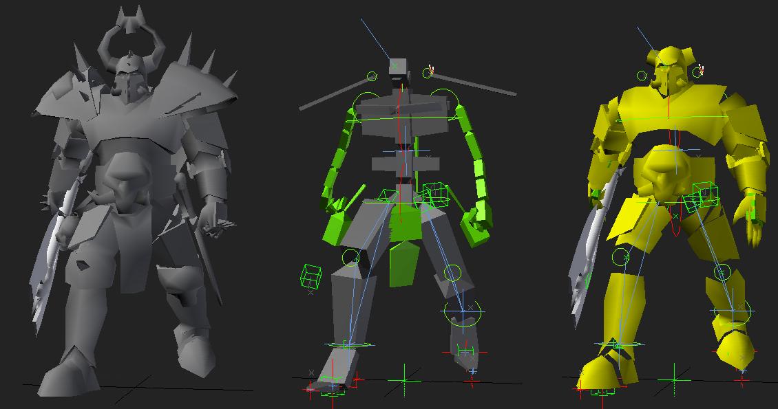 CGTalk skinning armor?